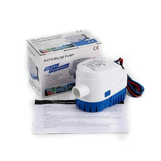 12V Bilge Pump 1100GPH Automatic Boat Marine Water Pump Submersible Yacht Boat Motor Seaplane Houseboat Pump - Nautica auto Marin heaven
