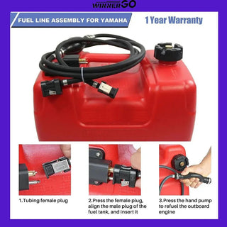 6/8mm Boat Marine Motor Engine Outboard Fuel Desiel Line Hose Oil Pipes For Yamaha Boat Fuel Line Assembly Gas Hose Marine Line - Nautica auto Marin heaven