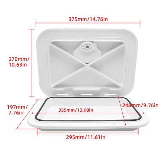 375MM Boat Accessories ABS Deck Access Hatch Cover For Marine Boat - Nautica auto Marin heaven