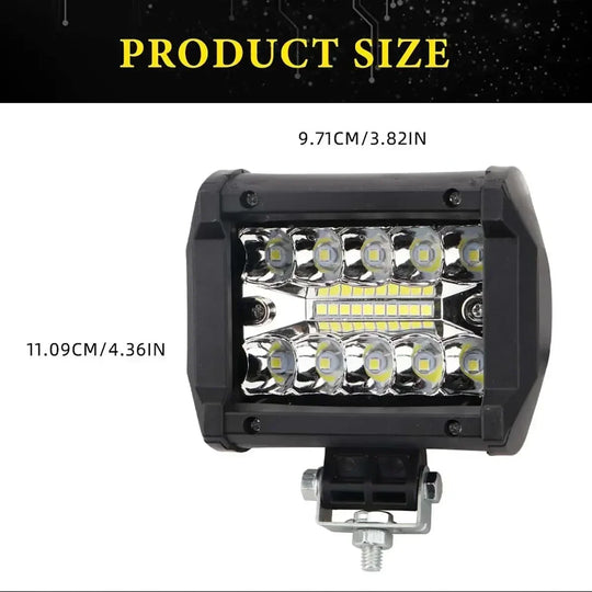 NEW 1PC 60W Offroad LED Work Light 12V Spot Flood Combo Pods For SUV - Nautica auto Marin heaven