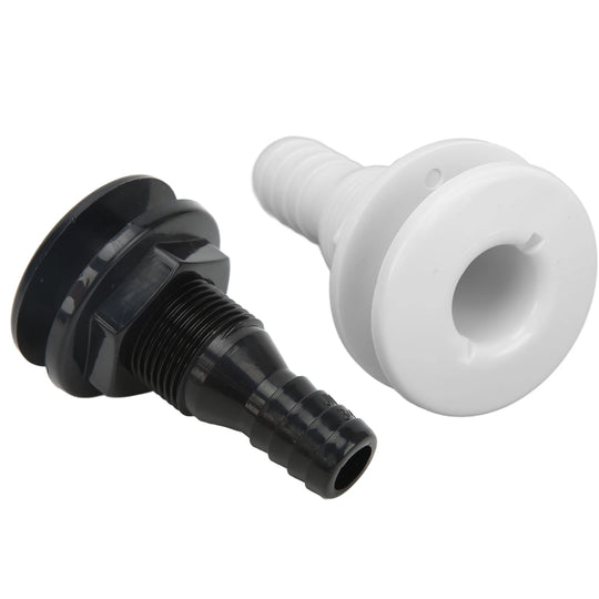 Boats Fitting Boat Through Hull Connector 3/4in ABS Plastic Hose - Nautica auto Marin heaven