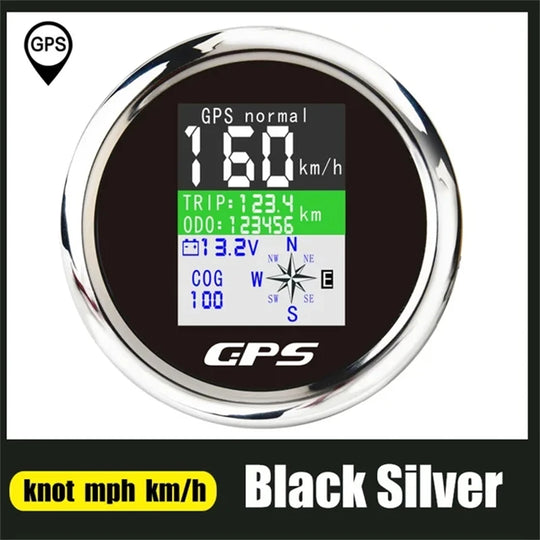 GPS Knopmätare 85mm - Din Idealiska Partner för Precisionsnavigation - Nautica auto Marin heaven