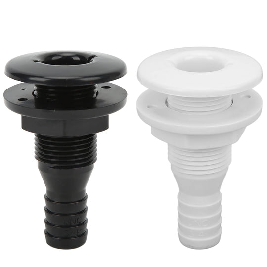 Boats Fitting Boat Through Hull Connector 3/4in ABS Plastic Hose - Nautica auto Marin heaven