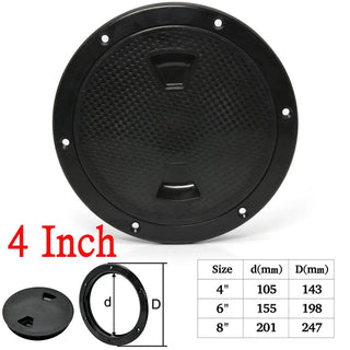 ABS Plastic Round Non-Slip Inspection Hatches with Detachable Cover - Nautica auto Marin heaven