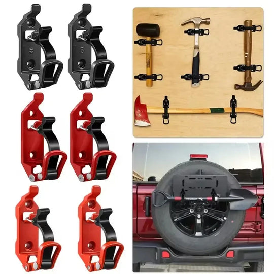 2-4PCS Tool Fixing Bracket Wall Mounting Bracket Shovel Ax Quick - Nautica auto Marin heaven