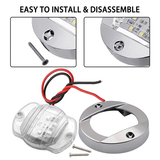 Boat Marine Lights Navigation Light Waterproof Marker Lamp For Truck - Nautica auto Marin heaven