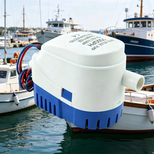 12V 24V DC Bilge Pump 600GPH 750GPH 1100GPH Automatic Boat Marine - Nautica auto Marin heaven