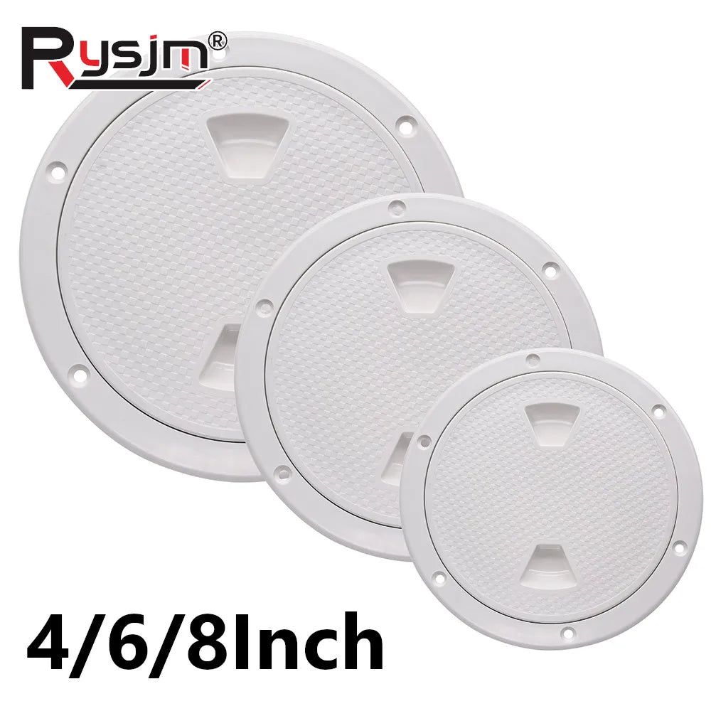 ABS Plastic Round Non-Slip Inspection Hatches with Detachable Cover - Nautica auto Marin heaven