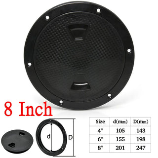 ABS Plastic Round Non-Slip Inspection Hatches with Detachable Cover - Nautica auto Marin heaven