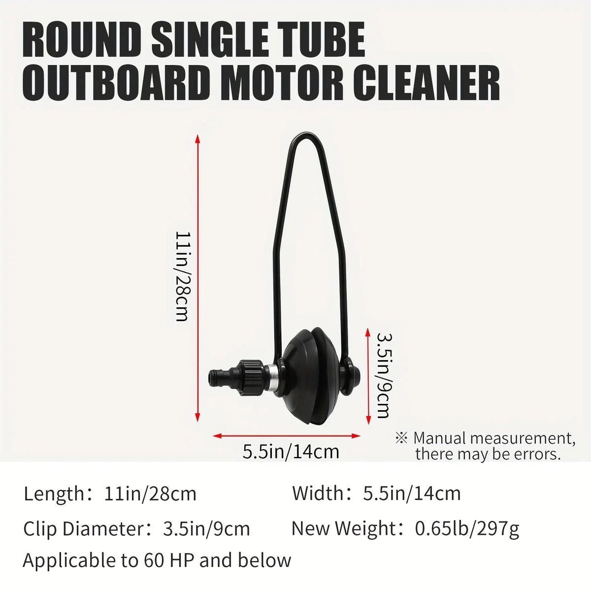 KOETSU Marine Universal Rectangular Outboard Motor Water Flusher Boat Ear Muff Engine Flusher for Marine Boat - Nautica auto Marin heaven